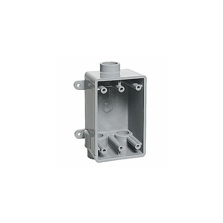 Abb Electrical Junction Box, 18 cu. in., Non-Metallic E979DFN-CAR